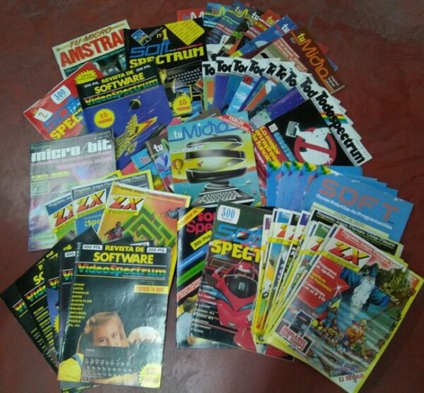 Espectacular lote 54 revistas informática años 80 (TodoSpectrum, TuMicro, ZX, Micro/Bit, SoftSpectrum, VideoSpectrum,